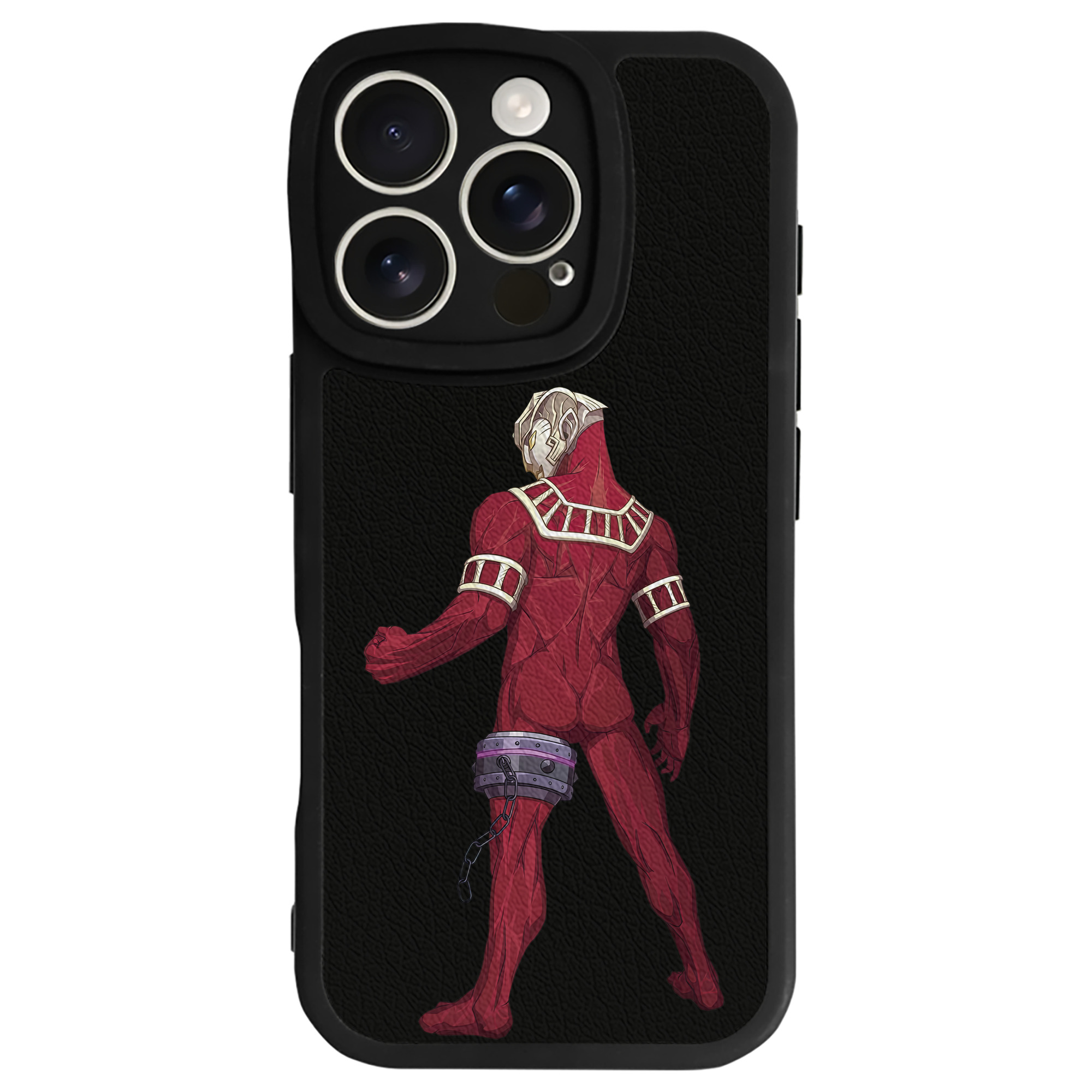 （画像用） ウルトラマン Ultraman 【iPhone 16シリーズ対応】シリコンスマホケース（レザー調） 材質：シリコン